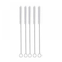 ราคา Glass Stainless steel Straws Eco Friendly Reusable Drinking Straw for Smoothies Cocktails Bar Accessories Brushes (20306791548)