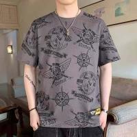 ราคา เสื้อยืดแขนสั้นผู้ชายพิมพ์ลายเทรนด์แฟชั่นใหม่เสื้อยืดขายส่ง (19774233149)
