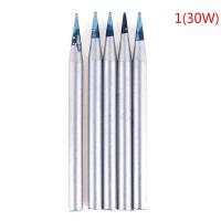 ราคา HITN 5pcs 30W 40W 60W 80W เปลี่ยนหัวแร้งปลายเหล็กสีฟ้าตะกั่ว ปลายบัดกรีฟรี (19677265653)