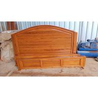 ราคา เตียงไม้สัก สไตล์โมเดิร์นญี่ปุ่น เพิ่มถาดหัวเตียงวางของ (20414303834)