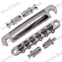 ราคา WK A Set 12 String Saddle Tune O Matic Bridge Tailpiece For LP Electric Guitar With Stud Anchor Chrome Black Gold Choose (17605007182)