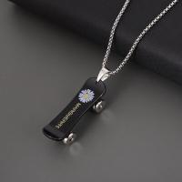 ราคา แฟชั่นเก้าไทเทเนียมเหล็กสร้อยคอฮิปฮอปผู้ชายทหารยี่ห้อจี้ (20977959838)