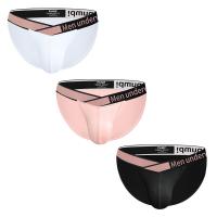 ราคา CMENIN PUMP 3Pcs แฟชั่น Modal เซ็กซี่กางเกงในชายกางเกงในชายกางเกงนุ่ม Jockstrap ชุดชั้นในชายสั้น Mens MP232 (20955875900)