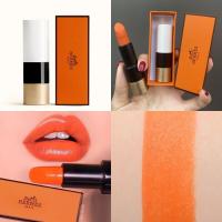 ราคา แท้100 Hermes Rouge A Levres Lipstick พร้อมถุง กลบสีปากมิด เนื้อนวลเนียนละเอียด (16853076785)