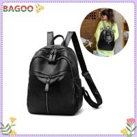 ราคา หนัง PU สีดำกระเป๋าเป้สะพายหลังเดินทางแบบสบายๆสุภาพสตรีความจุขนาดใหญ่กระเป๋านักเรียนนักศึกษากระเป๋าเป้สำหรับผู้หญิงใหม่2022ขาย (15880983116)