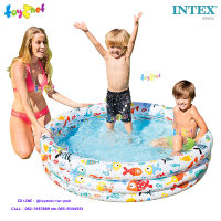 ราคา Intex ส่งฟรี สระเป่าลมลายอ่างปลาน้อย 1 32x0 28 ม รุ่น 59431 (10164395805)