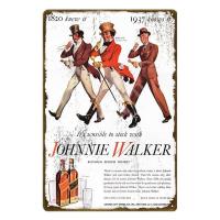 ราคา Keep Walking จอห์นนี่วอล์คเกอร์วิสกี้เบียร์โลหะดีบุกโลโก้ลูกแดงโกลเด้นป้ายผนังไวน์โปสเตอร์บาร์ปาร์ตี้ตกแต่งบ้าน YN189 20 30 ซม (20264961974)