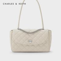 ราคา CHARLES and KEITH กระเป๋าสะพายผู้หญิง CK2 50781472 กระเป๋าสะพายสายโซ่ความจุขนาดใหญ่ (14819590200)