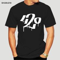 ราคา 420 Weed Pot Mary Jane Joint Bong Blunt Shirt T shirt 100 Cotton Brand Clothing Tops Tees Simple S4F9 (13084218329)