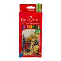ราคา Faber Castell ดินสอสี สีไม้ อัศวิน แบบด้ามยาว 12 สี (7756385576)