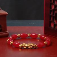 ราคา สร้อยข้อมือปี่เซียะมรกตสำหรับผู้ชายและผู้หญิงนำโชคทองคำ 18K สร้อยข้อมือปี่เซียะนำโชคชุบทองแข็ง 3 มิติ (17068158172)