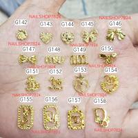 ราคา อะไหล่แบรนด์ 10 ชิ้น อะไหล่สีทอง โบว์ติดเล็บ อะไหล่สีทองติดเล็บ อะไหล่ติดเล็บ อะไหล่สีทองตกแต่งเล็บ (20076214716)