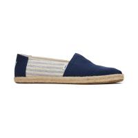 ราคา TOMS รองเท้าลำลองผู้ชาย สลิปออน รุ่น Alpargata Rope Navy Recycled Cotton University Stripes C รองเท้าลิขสิทธิ์แท้ (17282549458)
