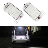 ราคา ไฟเก๋ง LED 10W 48 LED อเนกประสงค์ไฟเก๋งสว่างพร้อมสวิตช์เปิด ปิดสำหรับ12V 85V รถตู้รถบรรทุกรถยนต์รถบรรทุกแคมป์ไฟเพดานกลมรถบ้าน2ชิ้น (17270197938)