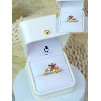 ราคา แหวนเพชรcz 0492 สีโรสโกลด์ ชุบนาค หนัก 1 สลึง แหวนทองเคลือบแก้ว ทองสวย แหวนทอง แหวนทองชุบ แหวนทองสวย แหวน (12880657294)