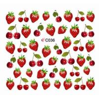 ราคา สติ๊กเกอร์ติดเล็บ Tattoo Fruits ผลไม้ สติ๊กเกอร์ลอกน้ำ แทททูติดเล็บ ลอกน้ำ แทททู ติดตกแต่งเล็บ Nailspop (19410257712)