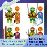 ราคา Spot next day delivery 4 ชิ้น เต่านินจาวัยรุ่นซีรีส์ดาวินชีราฟาเอล Donatello อนุภาคขนาดเล็กสำเร็จรูป minifigure ประกอบของเล่น DIY สร้างสรรค์อาคารบล็อกของเล่นเข้ากันได้กับทุกยี่ห้อ THF081 (20533415371)