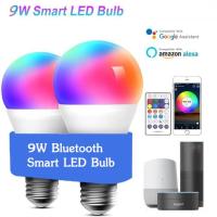 ราคา XIAO MI หลอดไฟ LED Smart LED Bulb Dimmable Lamp หลอดไฟอัจฉริยะ ปรับได้ 9W 15WRGB C W Smart Life Tuya App Remote Control Work with Alexa Echo Google Home E27 (20805514698)
