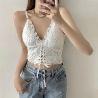 ราคา ส่งเร็วพิเศษ BRA 37 เสื้อสปอร์ตบราลายลูกไม้ บราเซ็กซี่ สปอร์ตบรา สายผูกด้านหน้า เสื้อสายเดี่ยวผู้หญิง (15570988107)