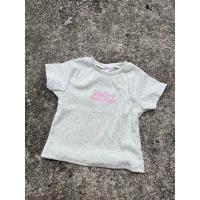ราคา Bebe top เสื้อไหมพรมผ้าร่องทรง babytee ลายปักอกน่ารัก (20957647960)