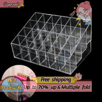 ราคา Cozyroom Clear acrylic 24ที่ใส่ลิปสติกแสดงเครื่องสำอาง Organizer Makeup Case Storage (20826226283)