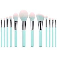 ราคา แปรงสำหรับแต่งหน้าเซ็ตแปรงแต่งหน้า12ชิ้นแปรงรองพื้นอายแชโดว์ผสมแป้งทาหน้า (21170643712)