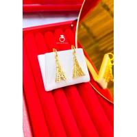 ราคา ต่างหู 0411 ต่างหูทองไมครอน รุ่นเพชรครึ่ง ต่างหูทองไมครอน ต่างหูเศษทองแท้ ต่างหูทองสวย (11804331506)