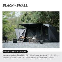 ราคา CAMPOUT Two bedroom one living room luxury villa tent outdoor camping double layer rainproof oversized automatic living room tent (18777845292)