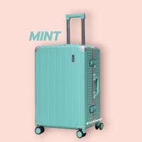 ราคา CODEBAGS กระเป๋าเดินทาง รุ่น ALU115 ALUMINIUM FRAME รุ่น TOP ทนสุด ดีสุด เฟรม อลูมิเนียม ไม่ใช่ซิป tsa lock 4ล้อคู่ ล้อลื่น ทน 20นิ้ว 25นิ้ว 29นิ้ว STRONG LUGGAGE (21123657952)