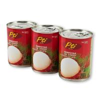 ราคา ถูกที่สุด พีทีไอ เงาะล้วนในน้ำเชื่อม 20 ออนซ์ x 3 กระป๋อง PTI Rambutan in Syrup 20 oz x 3 Cans สินค้าใหม่ สด ถูก ดี มีเก็บเงินปลายทาง (17351670138)