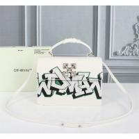 ราคา 6 Colors Off White Bag Jitney 1 4 Fashion Graffiti Sling Bag Leather Small Square Bag Handbag (16556036602)