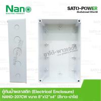 ราคา Nano กล่องกันน้ำพลาสติก นาโน รุ่น NANO 207CW ขนาด 200 300 104 5มม ฝาหน้าใส Electrical Enclosure ตู้พลาสติก ตู้กันน้ำ (15004188568)
