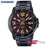 ราคา Casio นาฬิกาข้อมือผู้ชาย สแตนเลส รุ่น MTP VD01B ตัวเรือนสีดำ (12703361075)
