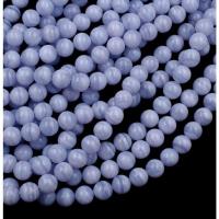 ราคา Natural Blue Lace Agate Round Beaded Strand 6mm 8mm 10mm size available (17122476374)