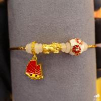 ราคา ข้อมือปี่เซียะแพนโดร่า เกลียวทองเหลือง น้ำหนักทอง 0 1 0 15 กรัม ทองคำแท้ 99 99 24K ยาว 15 18 cm ปรับได้ (7527379269)