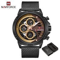 ราคา NAVIFORCE Men Watch Waterproof Stainless Steel Calendar Wristwatch Casual Vintage Watches Quartz Multifunction Original Brand NF9110 (20915314058)