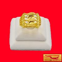 ราคา Ring No 58RD แหวนหุ้มทอง แหวนผู้หญิง แหวนแฟชั่นทองชุบ ลายสานทรัพย์ นน 1 สลึง งานเคลือบแก้วหนาพิเศษ ชุบทองไมครอน สินค้าขายดีพร้อมส่ง (17146935645)