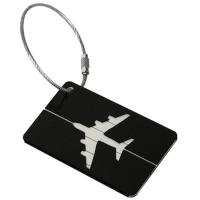 ราคา Luggage Tags For Suitcases Aluminum Metal Airplane Pattern Business Card Holder With ID Name Luggage Tags Travel ID Bag Tag For Travel Luggage Baggage Identifier wondeful (16999726956)
