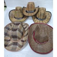 ราคา หมวกคาวบอย หมวกสาน 5 สี สินค้าพร้อมส่ง (16641878325)
