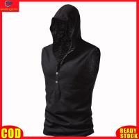 ราคา LeadingStar RC Authentic Men Workout Hooded Tank Tops Summer Solid Color Sleeveless Casual T shirt For Running Fitness (19892632978)