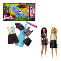ราคา ชุดตุ๊กตา บาร์บี้ เปลี่ยนสีได้ พร้อมออกแบบลวดลายได้ ลิขสิทธิ์แท้ Barbie Crayola Rainbow Design เสื้อผ้าBarbie (20258799497)