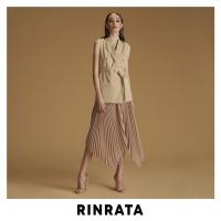 ราคา RINRATA Cairo skirt กระโปรงพลีท ประโปรงอัดพลีท กระโปรงไปงาน กระโปรงสีเบจ (3084470605)