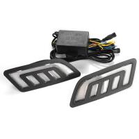 ราคา BuyV รถกันชนหน้ากระจังหน้าไฟทำงานกลางวัน DRL เลี้ยวสำหรับ Nissan Navara NP300 2015 2016 2017 2018 (16487670101)