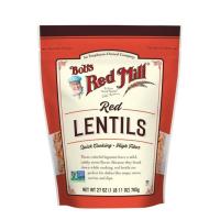 ราคา Bobs Red Mill Red Lentils USA Product บ็อบส์ เรด มิลล์ เรด ถั่วเลนทิลส์ สีแดง นำเข้าจากอเมริกา 765g (20063399976)