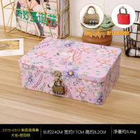 ราคา กล่องเหล็กพร้อมที่ล็อคกล่องเก็บเครื่องสำอางสก์ท็อปกล่องเก็บของไซส์ใหญ่กล่องเก็บรหัสผ่านกล่องเก็บหีบสมบัติสำหรับเด็ก (9873964595)