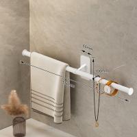 ราคา YULANNIA สีดำสีดำ 1ชิ้นค่ะ ที่แขวนผนัง อุปกรณ์เสริมในห้องน้ำ กาวในตัว ไม่มีการเจาะรู ที่แขวนผ้าเช็ดตัว ชั้นเก็บของชั้น ราวแขวนผ้าเช็ดตัว ที่แขวนผ้าเช็ดตัว (20463139892)