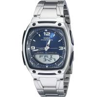 ราคา Casio Mens AW81D 2AV Ana Digi Stainless Steel Watch (14457779452)