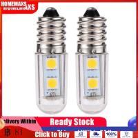 ราคา 2PCSประหยัดพลังงานหลอดไฟตู้เย็นตู้เย็นหลอดไฟLEDหลอดไฟสำหรับตู้เย็นเครื่องดูดควันช่วงจักรเย็บผ้า E14 220Vแสงสีขาว (6673918720)