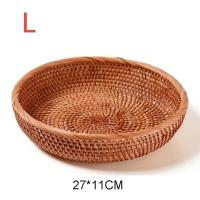 ราคา ตะกร้าหวายแฮนด์เมด ตะกร้าผลไม้ ตะกร้าขนม ตะกร้าขนมปังญี่ปุ่น ตะกร้าขนมปังนึ่ง ถาดเก็บของใช้ในครัวเรือน (21170946433)