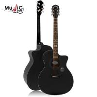 ราคา กีต้าร์โปร่งโปร่งไฟฟ้า Mantic GT 10 Series Top solid พร้อมของแถมจัดเต็ม รับประกัน1ปี (16262443923)